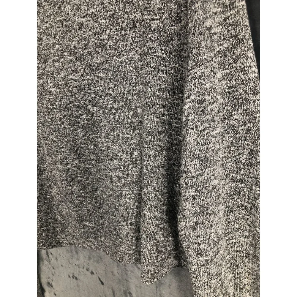 White House Black Market Women’s Sweater Gray Metallic Cowl Neck